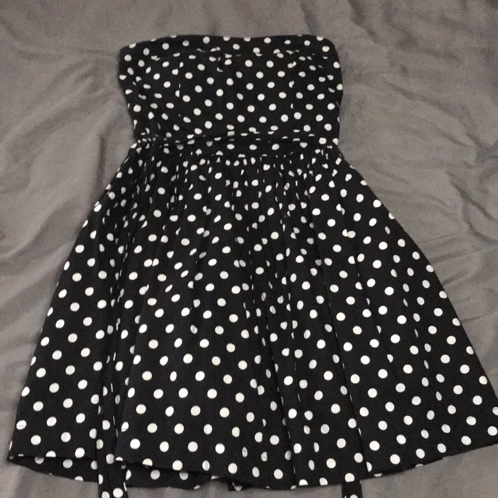 Short polka dot dress